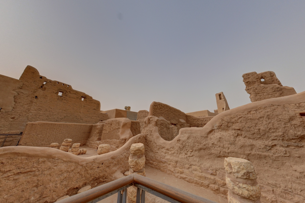 Salwa Palace ruins at the heart of the At-Turaif district in Diriyah