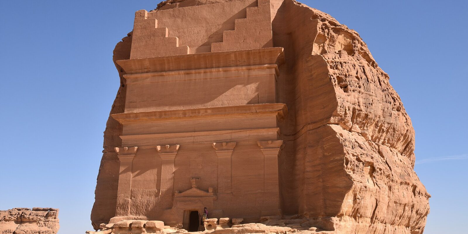Qasr al-Farid tomb at Hegra, the highlight most Hegra tickets include on the guided tour
