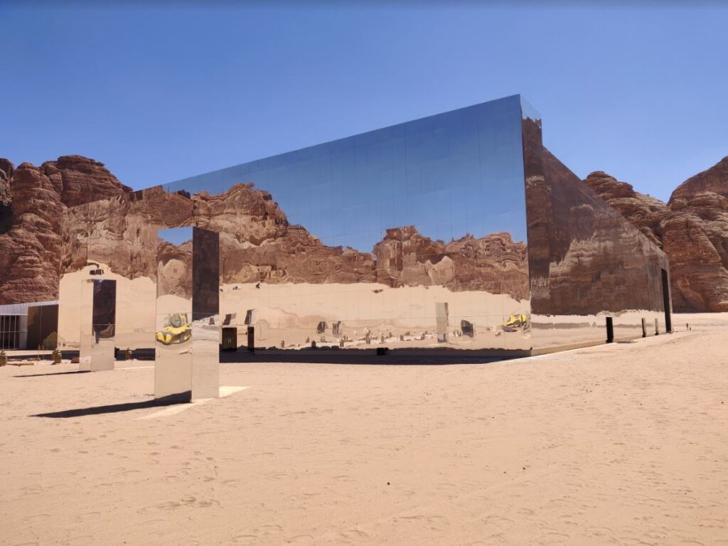 Maraya AlUla mirrored building